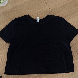 Black Women's Cropped Top